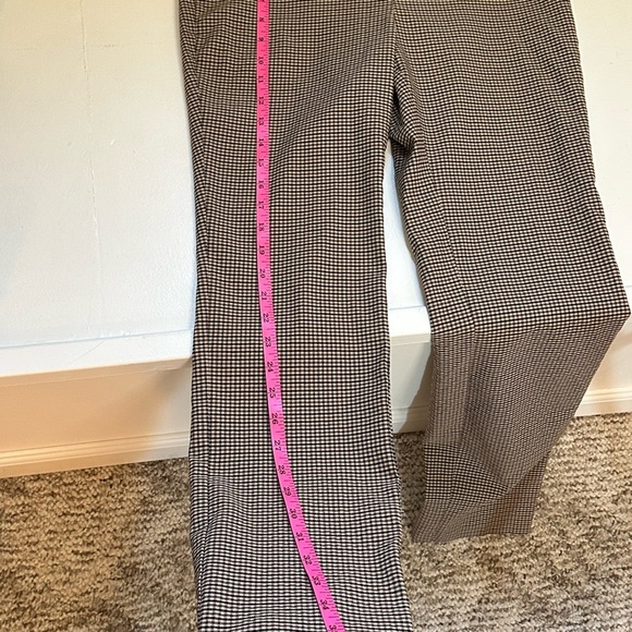 Rafaella women's Houndstooth Brown & Black Pants Size 12 - Picture 9 of 9